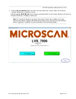 Preview for 9 page of Omron Microscan LVS 7000 Operation Manual