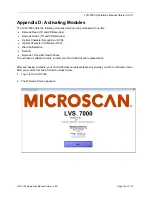 Предварительный просмотр 154 страницы Omron Microscan LVS 7000 Operation Manual