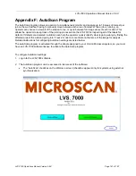 Предварительный просмотр 161 страницы Omron Microscan LVS 7000 Operation Manual