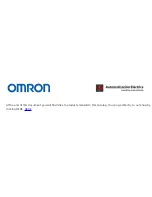 Предварительный просмотр 1 страницы Omron 3G3AX-MX2-ECT User Manual