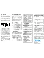 Preview for 2 page of Omron 3G3AX-MX2-EIP-A Instruction Sheet