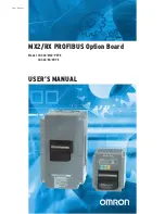 Предварительный просмотр 1 страницы Omron 3G3AX-MX2-PRT-E User Manual
