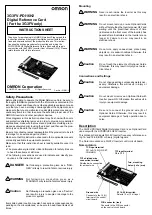 Omron 3G3FV-PDI16H2 Instruction Sheet предпросмотр