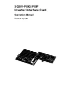 Omron 3G3IV-PSIF Operation Manual предпросмотр