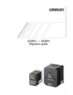 Preview for 1 page of Omron 3G3MX-A2001 Migration Giude