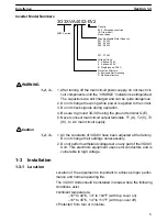 Preview for 7 page of Omron 3G3XV-A2001-EV2 Operation Manual