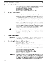 Preview for 12 page of Omron 3G8E2-DRM21 Operation Manual
