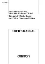 Предварительный просмотр 1 страницы Omron 3G8F7-CRM21 User Manual