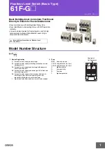 Предварительный просмотр 1 страницы Omron 61F-11 Manual