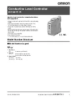 Preview for 1 page of Omron 61F-D21T-V1 Datasheet