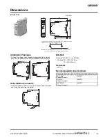 Preview for 5 page of Omron 61F-D21T-V1 Datasheet