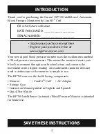 Preview for 4 page of Omron 7 series BP760 Instruction Manual