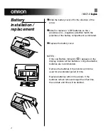 Предварительный просмотр 5 страницы Omron 705CP-II Instruction Manual