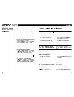 Предварительный просмотр 9 страницы Omron 705IT Instruction Manual