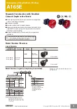 Preview for 1 page of Omron A165E - Manual