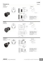 Предварительный просмотр 5 страницы Omron A165E - Manual