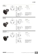 Предварительный просмотр 6 страницы Omron A165E - Manual