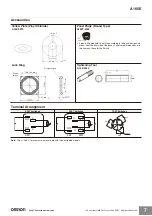 Preview for 7 page of Omron A165E - Manual