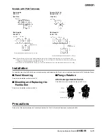 Preview for 15 page of Omron A165S - Datasheet