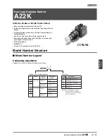 Preview for 1 page of Omron A22K Datasheet