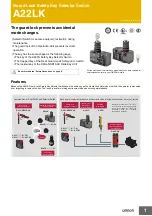 Omron A22LK Series Manual предпросмотр