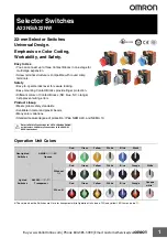 Preview for 1 page of Omron A22NS Manual