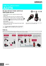 Preview for 1 page of Omron A22TK Quick Start Manual