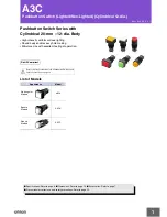 Preview for 1 page of Omron A3C Series Mounting And Wiring Instructions