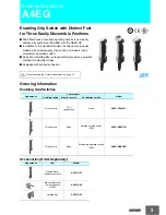 Предварительный просмотр 1 страницы Omron A4EG - Datasheet