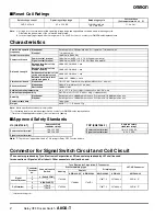 Предварительный просмотр 2 страницы Omron A8GS-T Series Datasheet