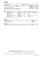 Предварительный просмотр 20 страницы Omron Accurax G5 Series Datasheet