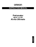 Preview for 1 page of Omron Alvita Ultimate Instruction Manual