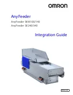 Preview for 1 page of Omron AnyFeeder Series Integration Manual