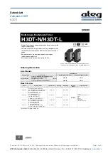 Предварительный просмотр 3 страницы Omron Ateg H3DT Series Manual