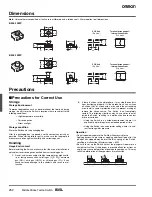 Preview for 2 page of Omron B3SL Quick Start Manual