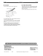 Preview for 4 page of Omron B3WN Manual
