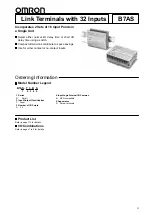 Preview for 13 page of Omron B7A Manual