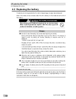 Предварительный просмотр 61 страницы Omron BA100R Instruction Manual