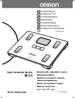 Preview for 1 page of Omron BF212 Instruction Manual