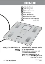 Предварительный просмотр 1 страницы Omron BF214 Instruction Manual