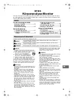 Preview for 33 page of Omron BF508 Manual