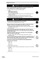 Предварительный просмотр 8 страницы Omron BL100T Instruction Manual