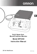 Предварительный просмотр 1 страницы Omron BP5350 Instruction Manual