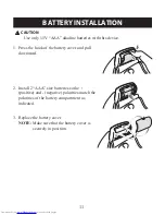 Предварительный просмотр 11 страницы Omron BP652 Instruction Manual