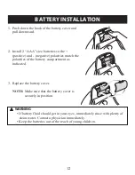 Предварительный просмотр 12 страницы Omron BP653 Instruction Manual