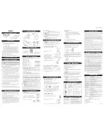 Предварительный просмотр 2 страницы Omron BP710 Instruction Manual