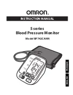 Preview for 1 page of Omron BP742CANN Instruction Manual