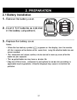 Предварительный просмотр 13 страницы Omron BP742CANN Instruction Manual