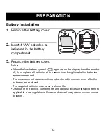 Preview for 13 page of Omron BP742N User Manual