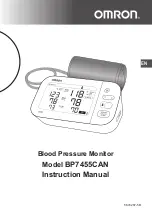 Omron BP7455CAN Instruction Manual предпросмотр